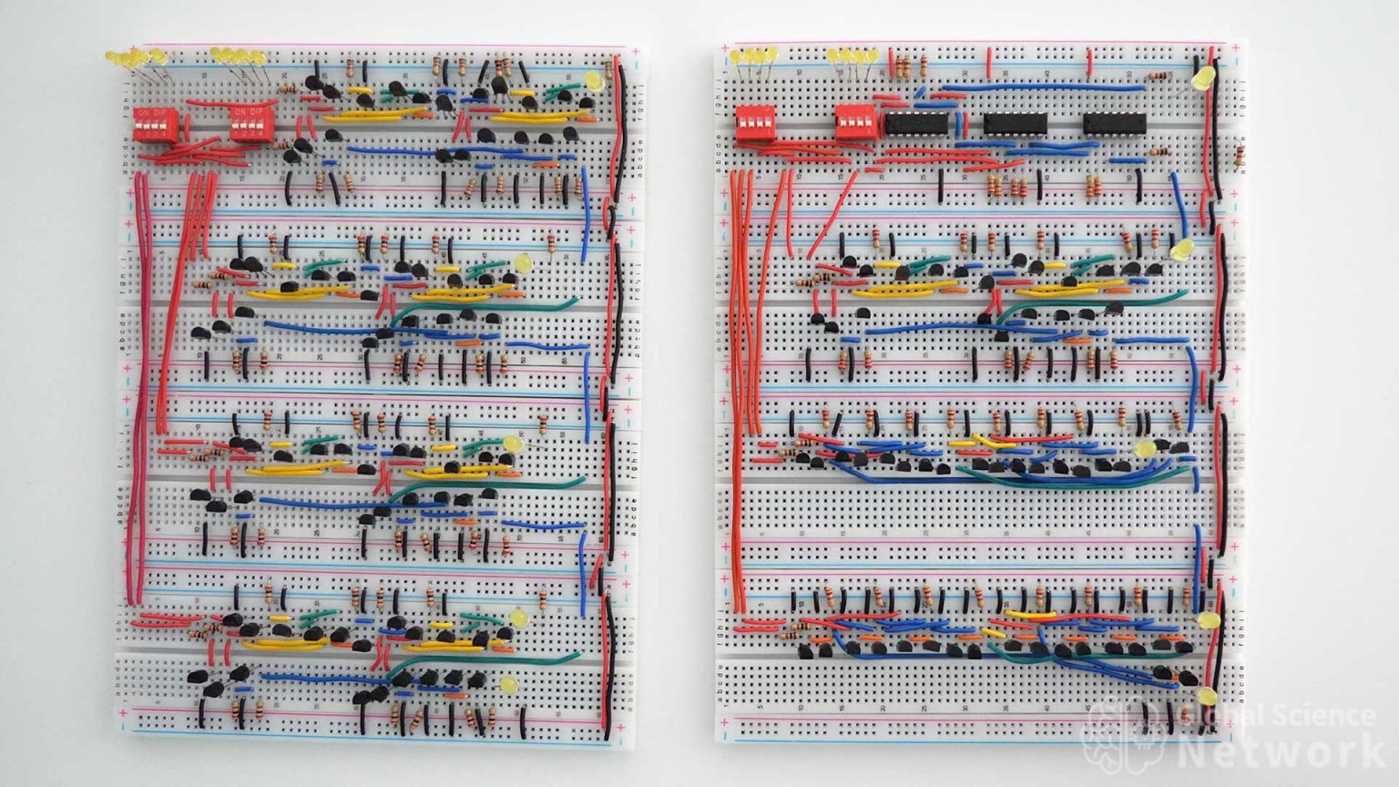 4 Bit Calculator | Built Using Individual Transistors