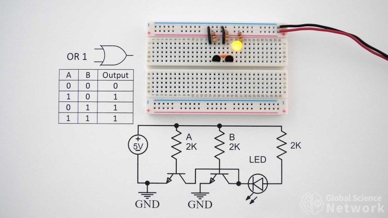 OR Gate | Examples Built Using Individual Transistors